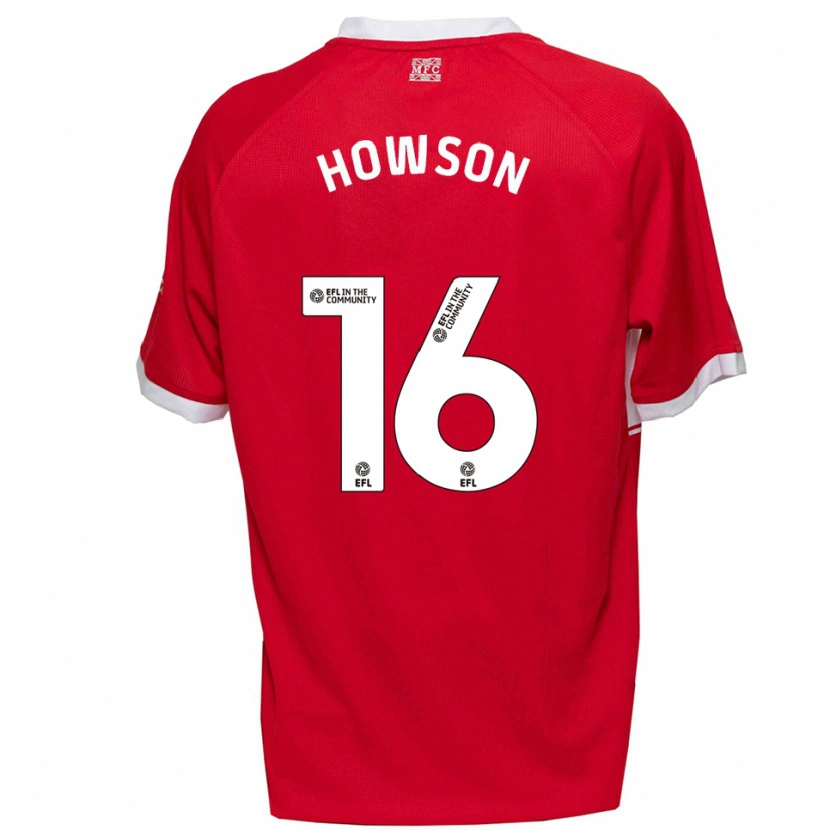 Danxen Kid Jonathan Howson #16 Red White Home Jersey 2025/26 T-Shirt