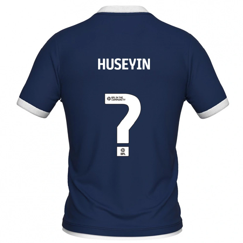 Danxen Kid Emel Huseyin #0 Navy White Home Jersey 2025/26 T-Shirt