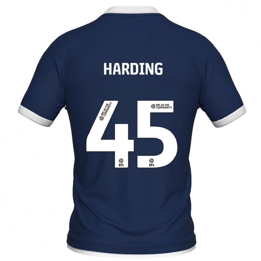 Danxen Kid Wes Harding #45 Navy White Home Jersey 2025/26 T-Shirt