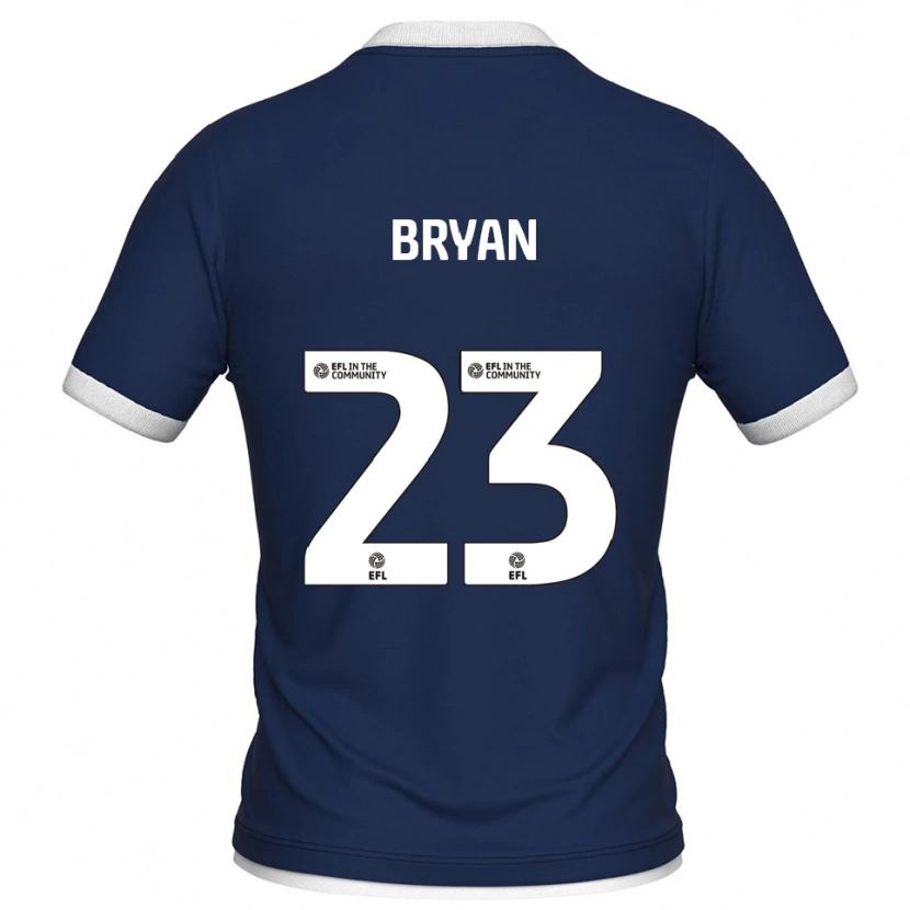 Danxen Kid Joe Bryan #23 Navy White Home Jersey 2025/26 T-Shirt