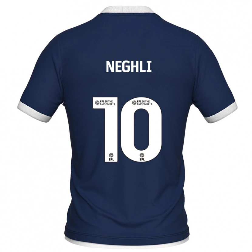 Danxen Kid Camiel Neghli #10 Navy White Home Jersey 2025/26 T-Shirt