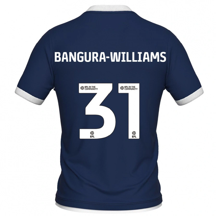 Danxen Kid Ra'ees Bangura-Williams #31 Navy White Home Jersey 2025/26 T-Shirt