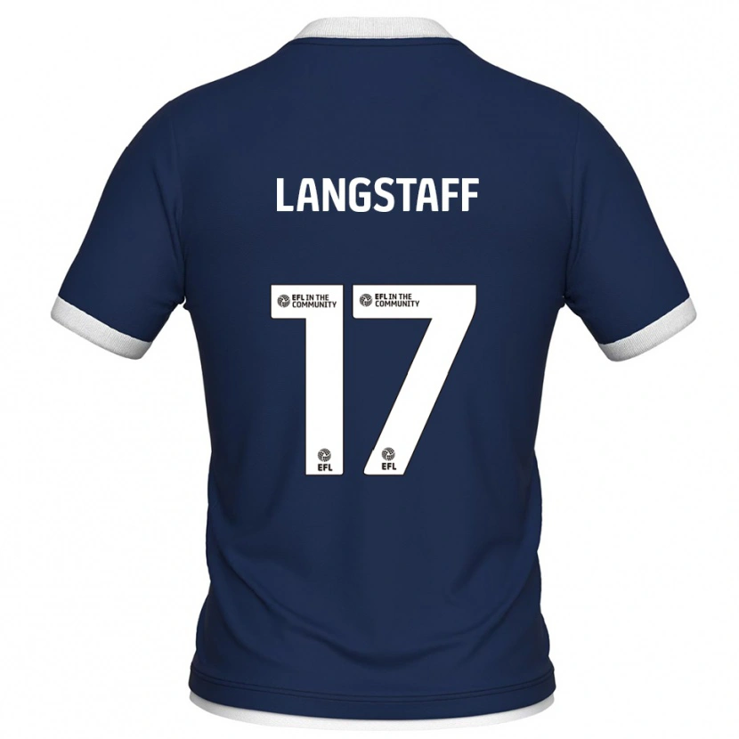 Danxen Kid Macaulay Langstaff #17 Navy White Home Jersey 2025/26 T-Shirt