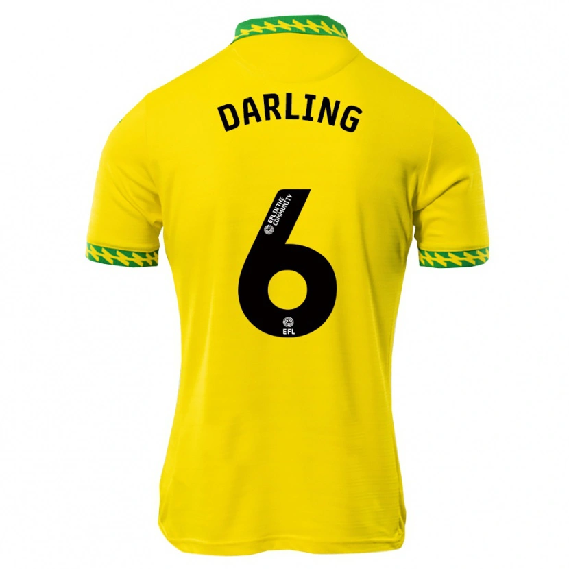 Danxen Kid Harry Darling #6 White Green Home Jersey 2025/26 T-Shirt