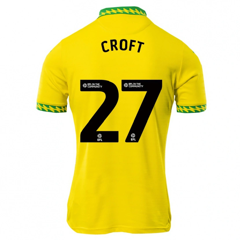 Danxen Kid Mary Croft #27 White Green Home Jersey 2025/26 T-Shirt