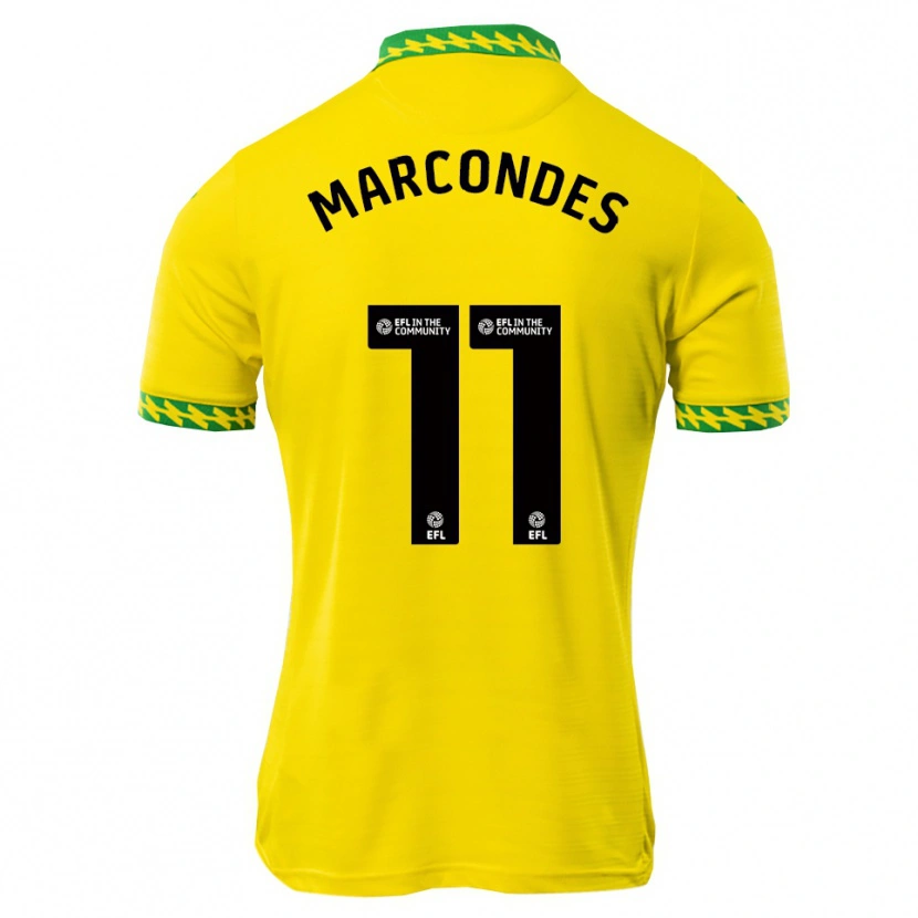 Danxen Kid Emiliano Marcondes #11 White Green Home Jersey 2025/26 T-Shirt