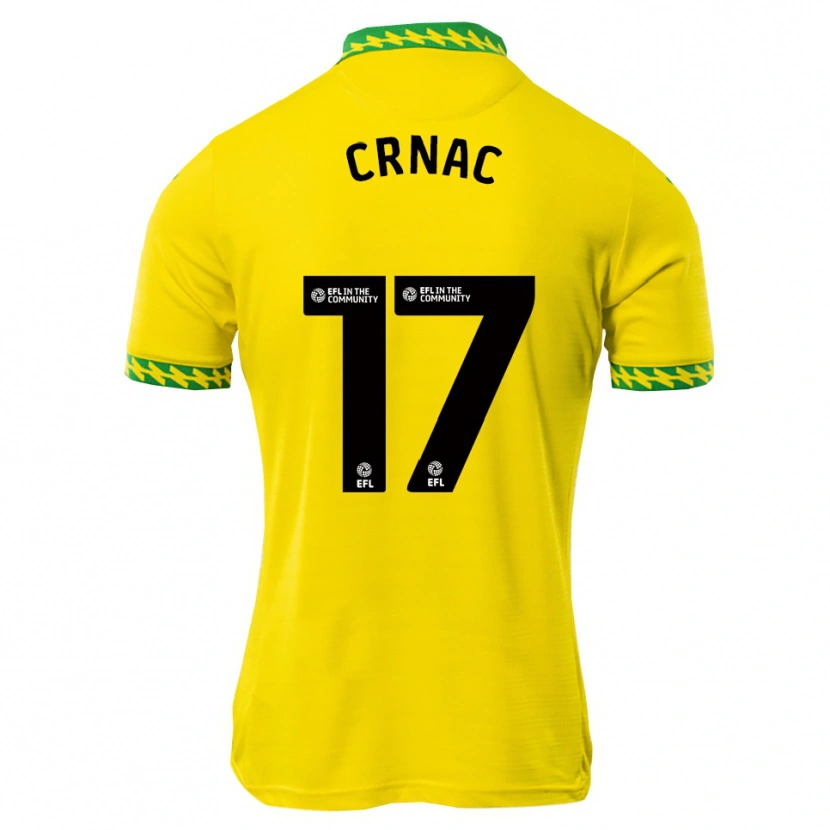 Danxen Kid Ante Crnac #17 White Green Home Jersey 2025/26 T-Shirt