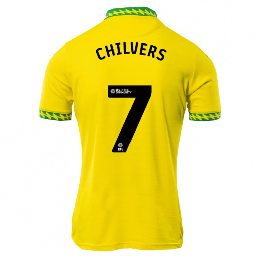 Danxen Kid Toby Chilvers #7 White Green Home Jersey 2025/26 T-Shirt