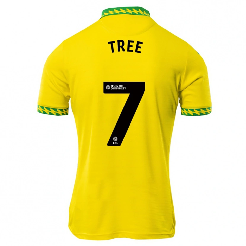 Danxen Kid Ben Tree #7 White Green Home Jersey 2025/26 T-Shirt