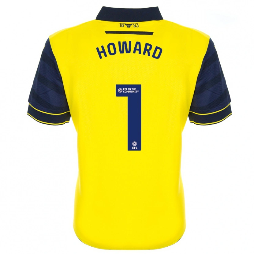 Danxen Kid Beth Howard #1 Yellow Navy Home Jersey 2025/26 T-Shirt