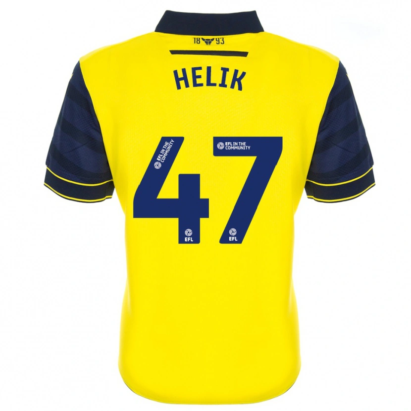 Danxen Kid Michal Helik #47 Yellow Navy Home Jersey 2025/26 T-Shirt