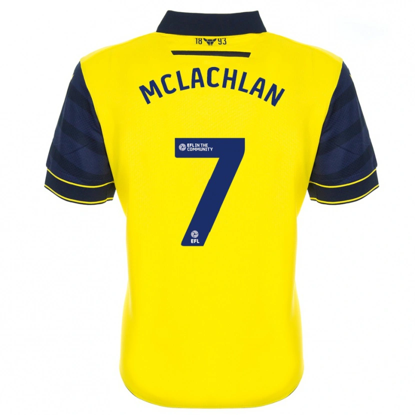 Danxen Kid Daisy Mclachlan #7 Yellow Navy Home Jersey 2025/26 T-Shirt