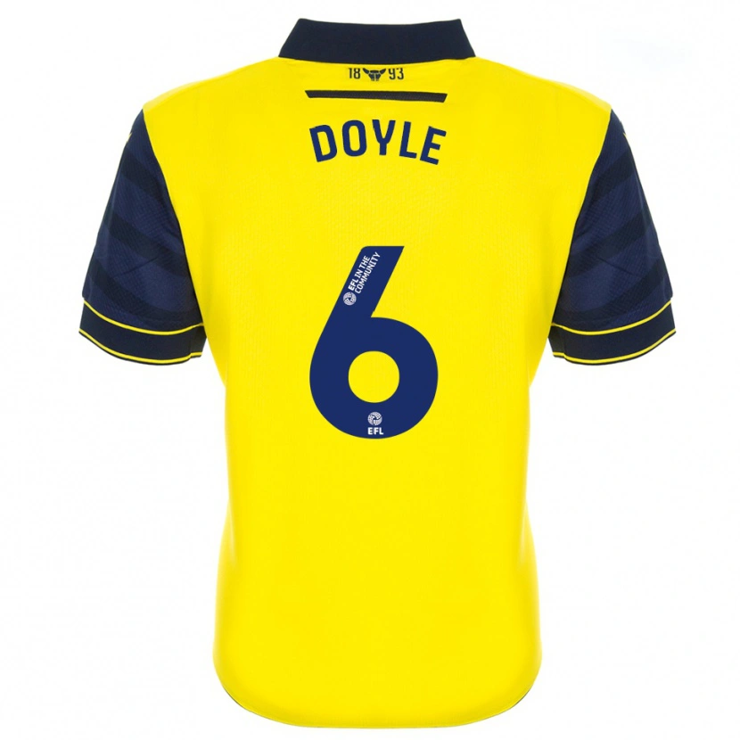Danxen Kid Calum Doyle #6 Yellow Navy Home Jersey 2025/26 T-Shirt