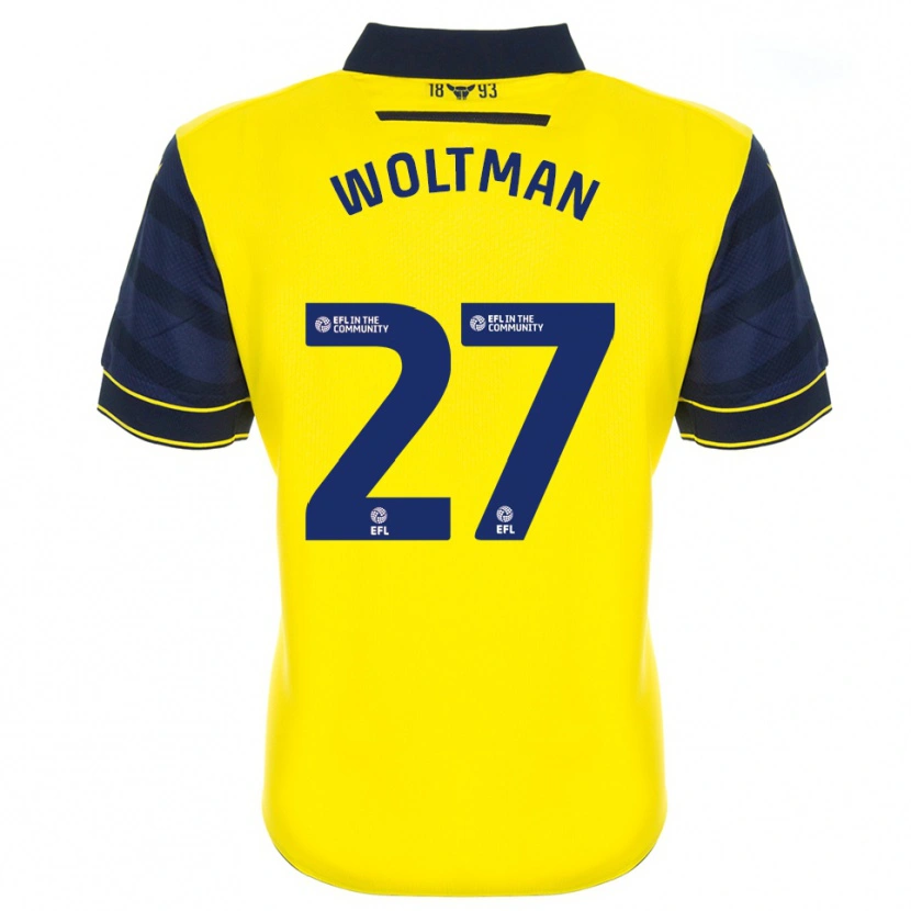 Danxen Kid Max Woltman #27 Yellow Navy Home Jersey 2025/26 T-Shirt