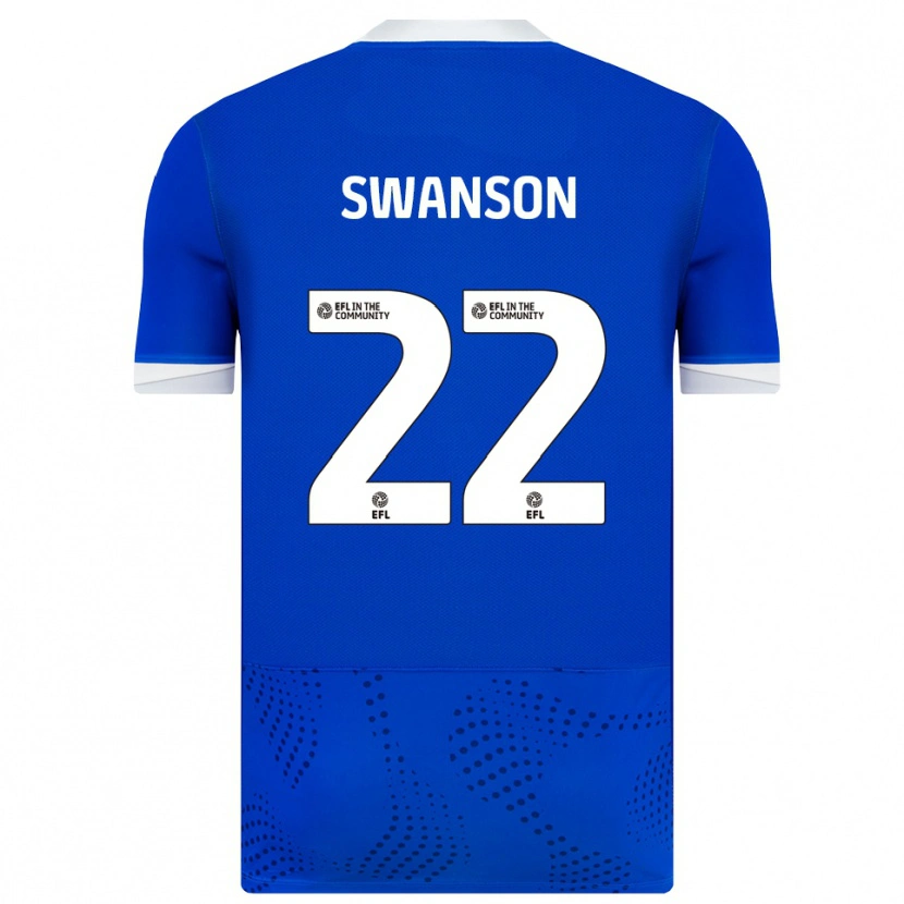 Danxen Kid Zak Swanson #22 Blue White Home Jersey 2025/26 T-Shirt