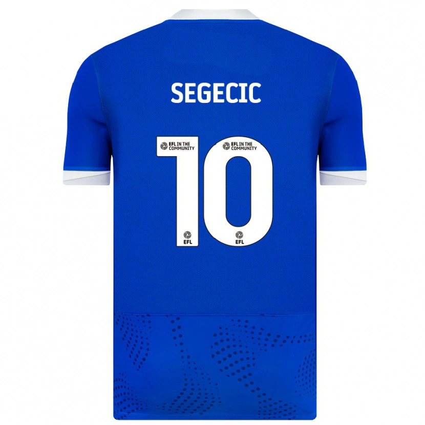 Danxen Kid Adrian Segecic #10 Blue White Home Jersey 2025/26 T-Shirt
