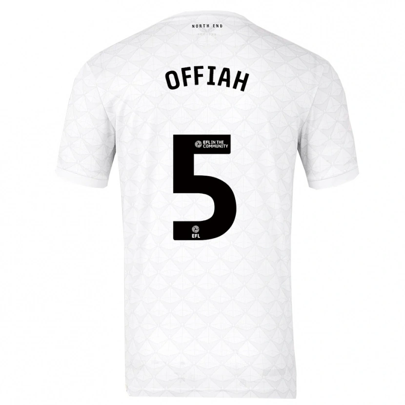 Danxen Kid Odeluga Offiah #5 White Red Home Jersey 2025/26 T-Shirt