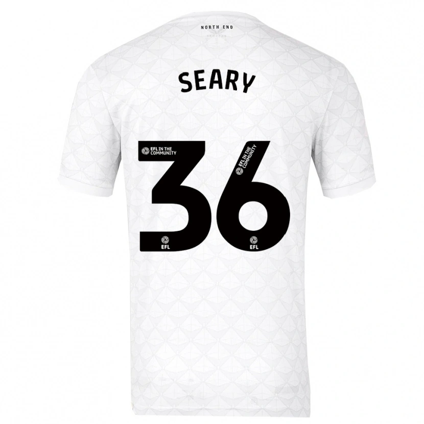 Danxen Kid Josh Seary #36 White Red Home Jersey 2025/26 T-Shirt