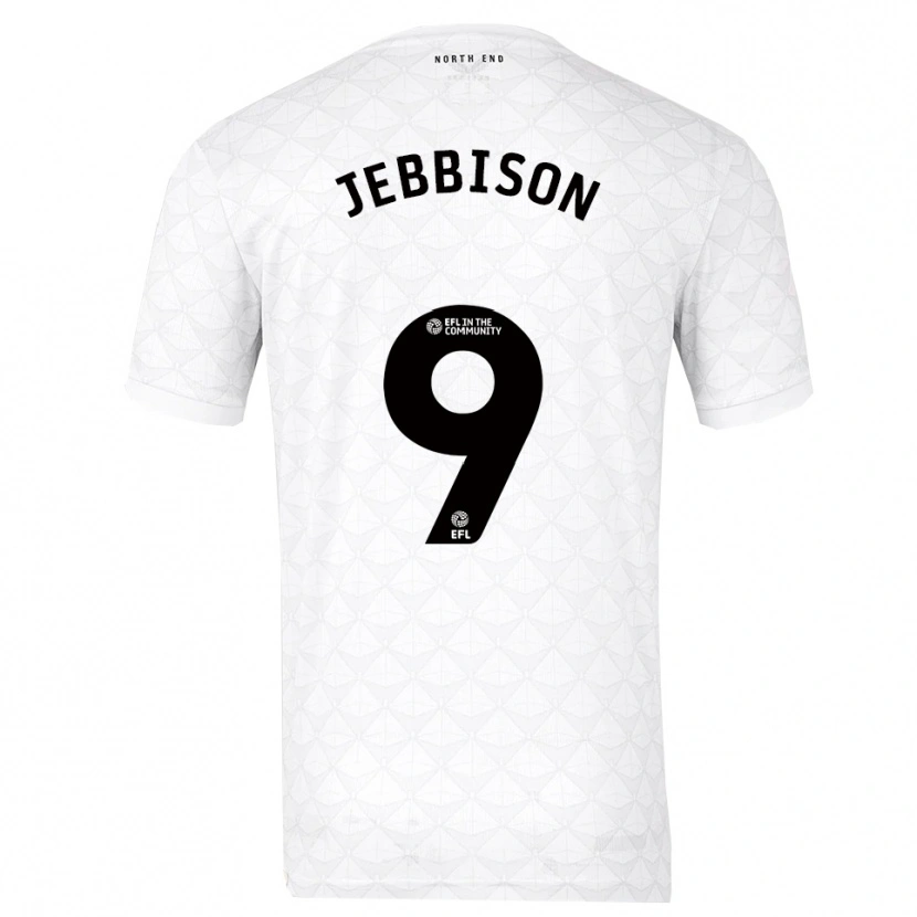 Danxen Kid Daniel Jebbison #9 White Red Home Jersey 2025/26 T-Shirt