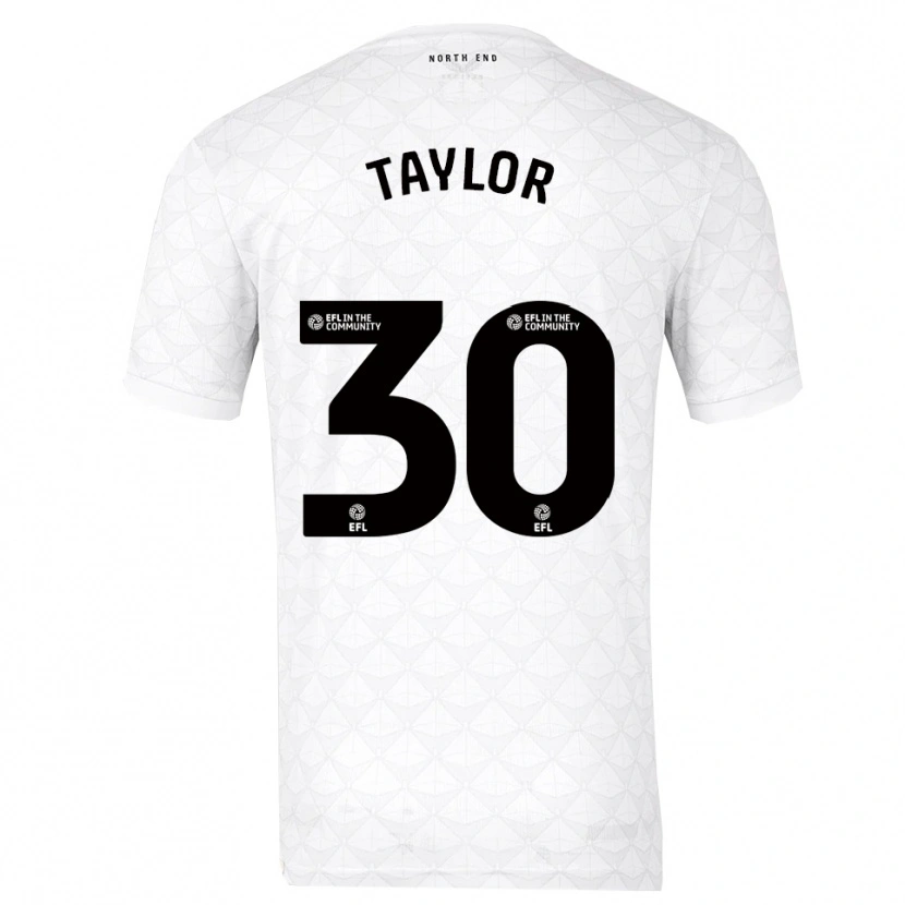 Danxen Kid Kian Taylor #30 White Red Home Jersey 2025/26 T-Shirt