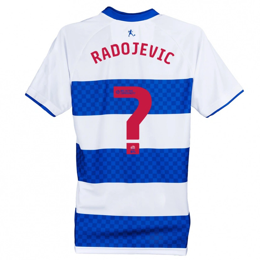 Danxen Kid Luka Radojevic #0 Blue White Home Jersey 2025/26 T-Shirt