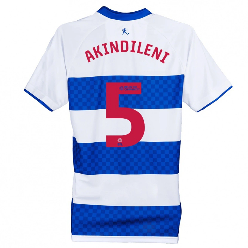 Danxen Kid Timothy Akindileni #5 Blue White Home Jersey 2025/26 T-Shirt