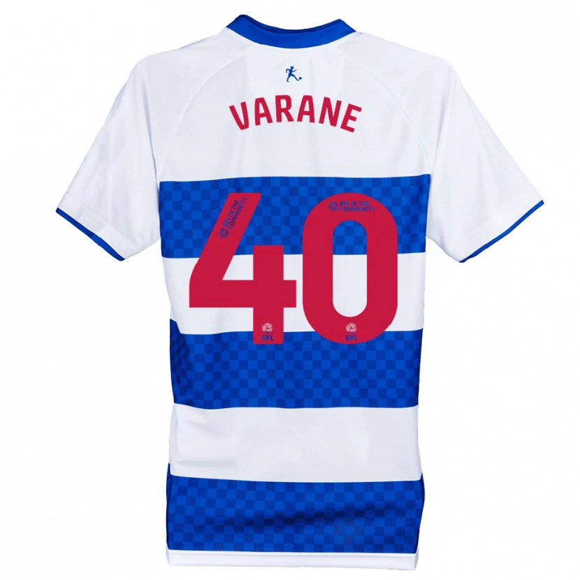 Danxen Kid Jonathan Varane #40 Blue White Home Jersey 2025/26 T-Shirt
