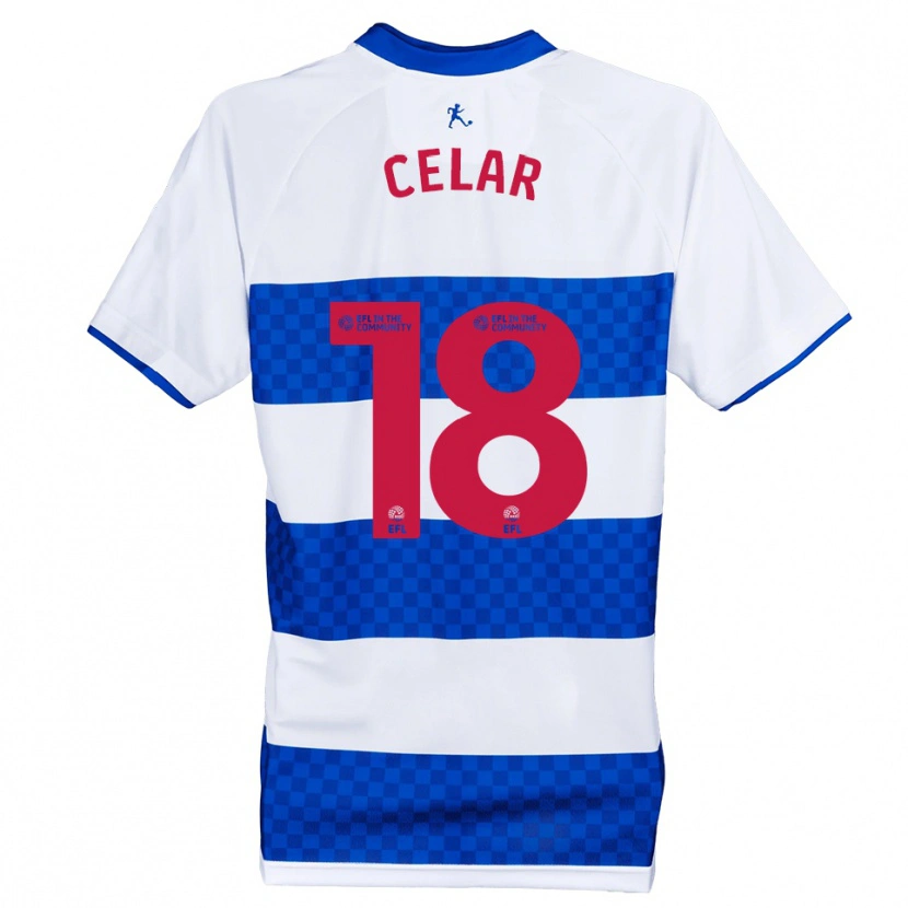 Danxen Kid Zan Celar #18 Blue White Home Jersey 2025/26 T-Shirt