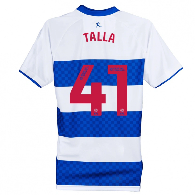 Danxen Kid Lorent Talla #41 Blue White Home Jersey 2025/26 T-Shirt