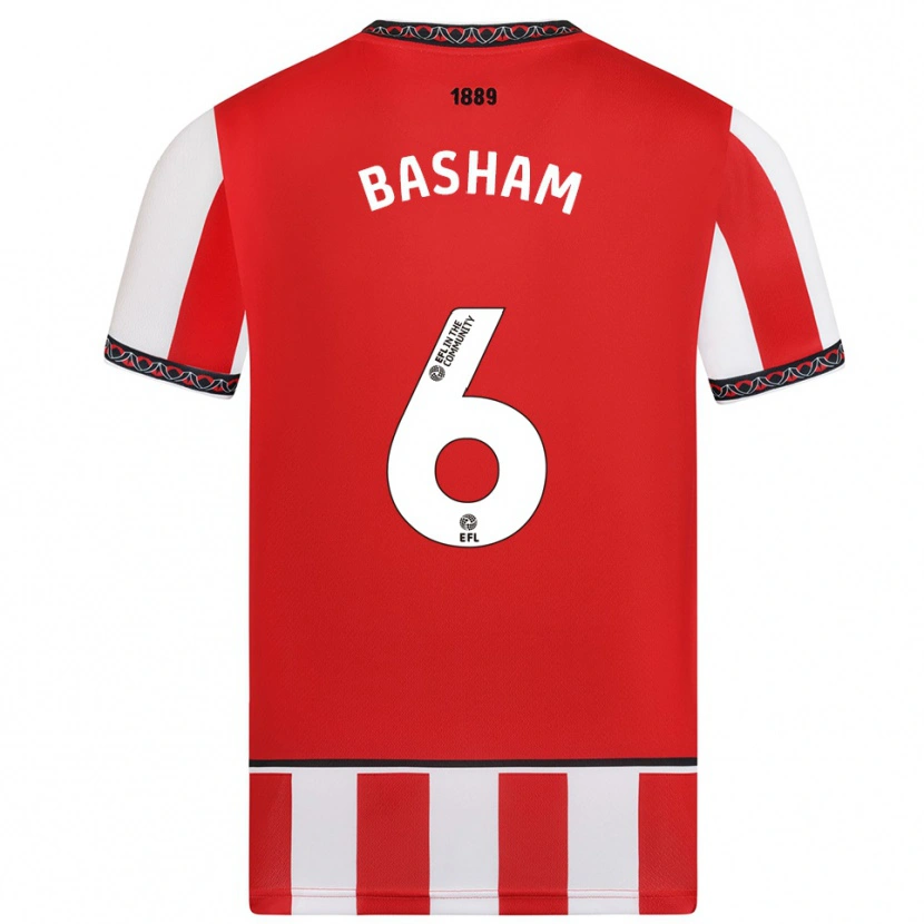 Danxen Kid Chris Basham #6 Red White Home Jersey 2025/26 T-Shirt
