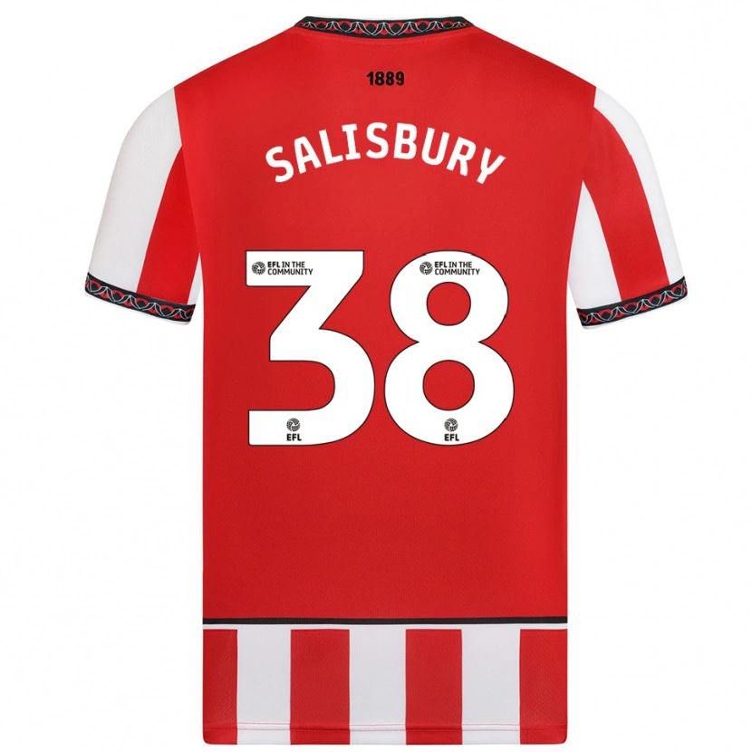 Danxen Kid Chloe Salisbury #38 Red White Home Jersey 2025/26 T-Shirt