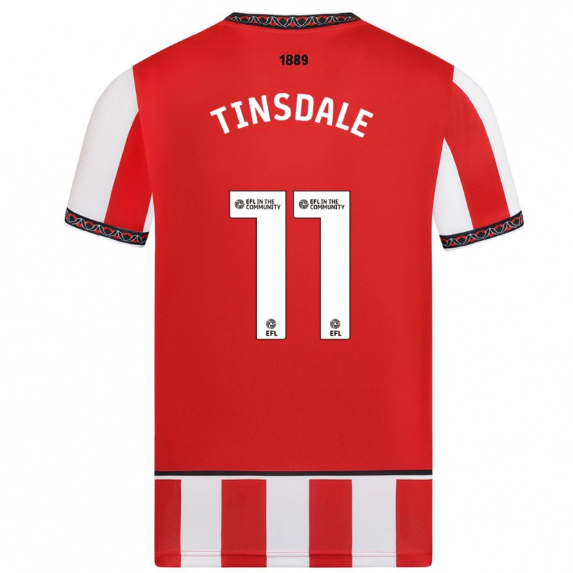 Danxen Kid Jay Tinsdale #11 Red White Home Jersey 2025/26 T-Shirt