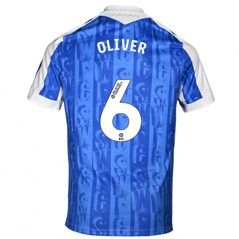 Danxen Kid Denny Oliver #6 Blue White Home Jersey 2025/26 T-Shirt