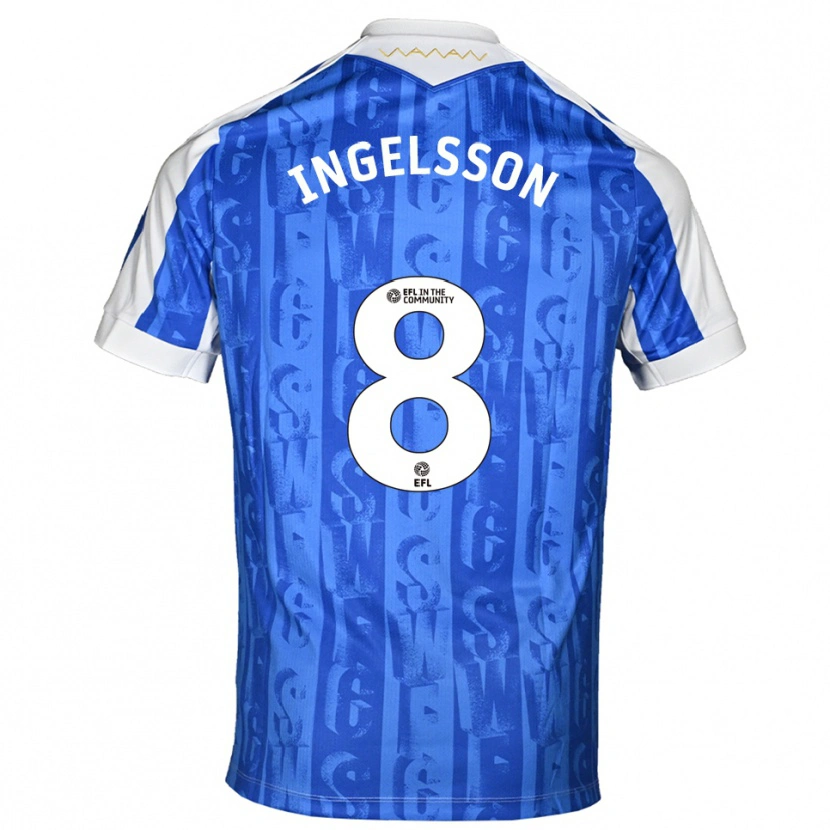 Danxen Kid Svante Ingelsson #8 Blue White Home Jersey 2025/26 T-Shirt