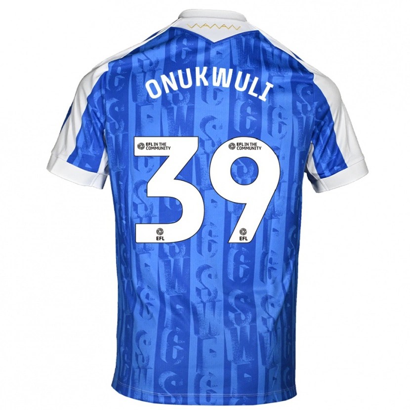 Danxen Kid Favour Onukwuli #39 Blue White Home Jersey 2025/26 T-Shirt