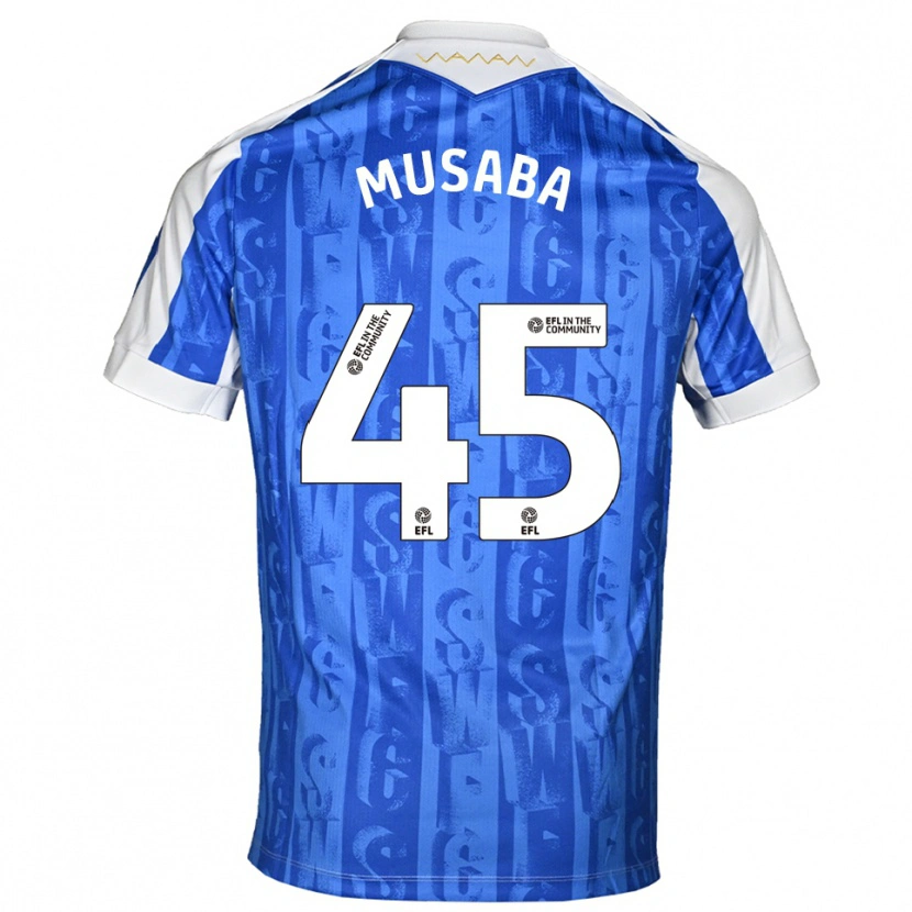 Danxen Kid Anthony Musaba #45 Blue White Home Jersey 2025/26 T-Shirt
