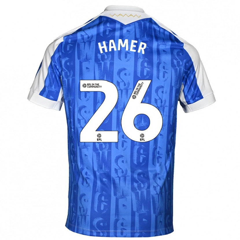 Danxen Kid Ben Hamer #26 Blue White Home Jersey 2025/26 T-Shirt