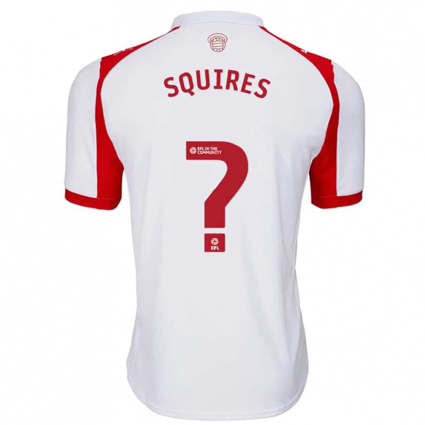 Danxen Kid Joshua Squires #0 White Red Home Jersey 2025/26 T-Shirt