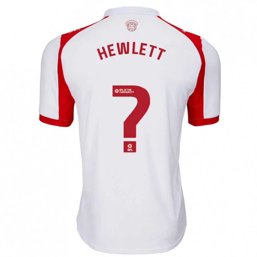 Danxen Kid Jem Hewlett #0 White Red Home Jersey 2025/26 T-Shirt