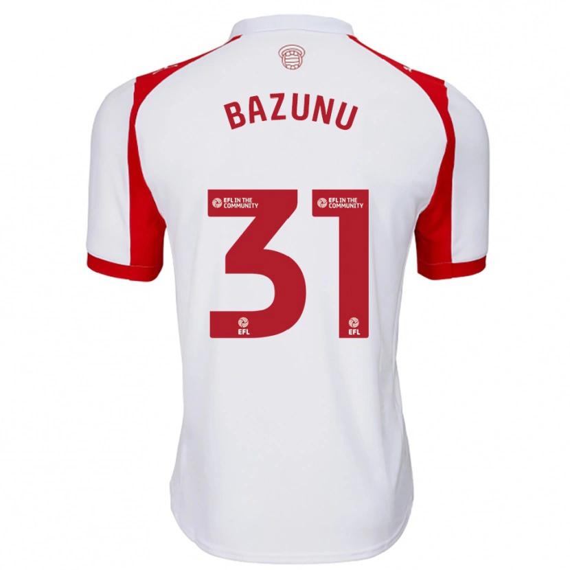 Danxen Kid Gavin Bazunu #31 White Red Home Jersey 2025/26 T-Shirt