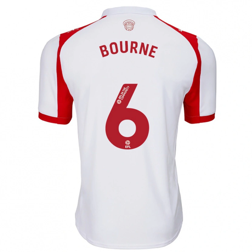 Danxen Kid Tara Bourne #6 White Red Home Jersey 2025/26 T-Shirt