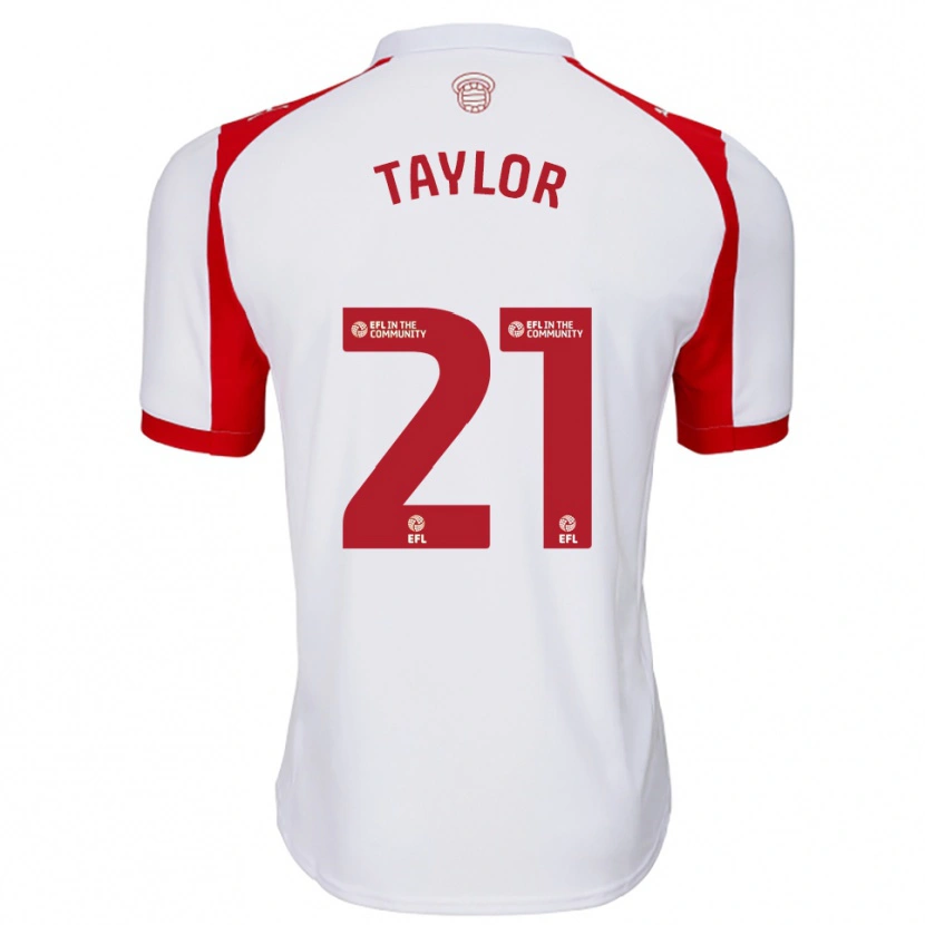 Danxen Kid Charlie Taylor #21 White Red Home Jersey 2025/26 T-Shirt