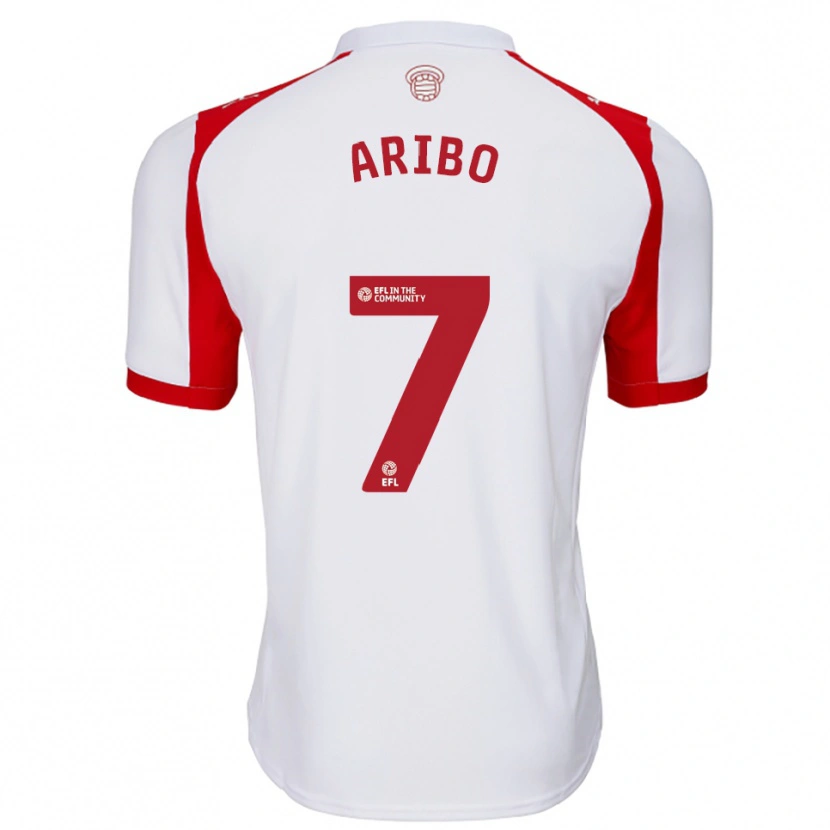 Danxen Kid Joe Aribo #7 White Red Home Jersey 2025/26 T-Shirt