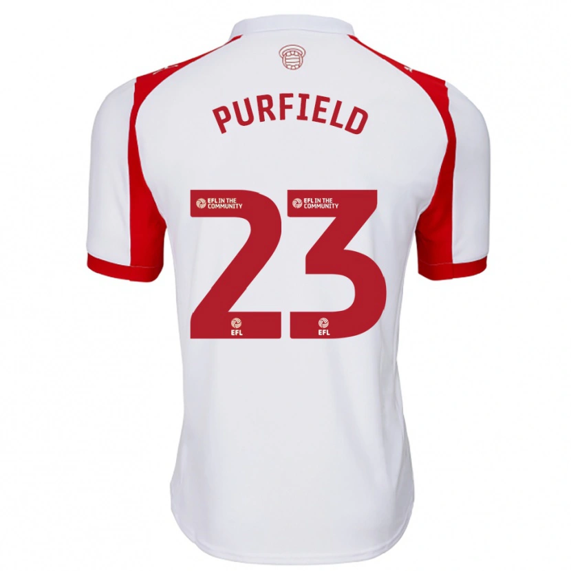 Danxen Kid Jemma Elizabeth Purfield #23 White Red Home Jersey 2025/26 T-Shirt