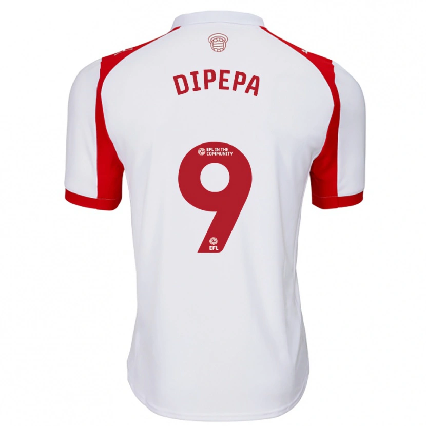 Danxen Kid Baylee Dipepa #9 White Red Home Jersey 2025/26 T-Shirt