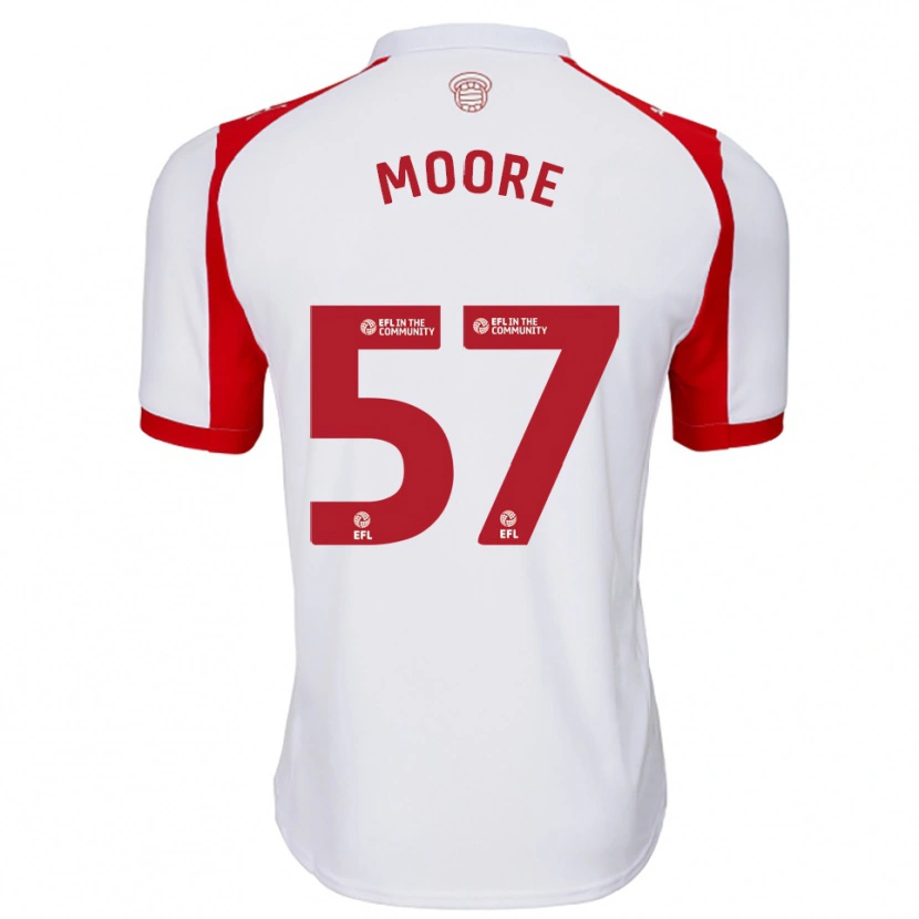 Danxen Kid Jayden Moore #57 White Red Home Jersey 2025/26 T-Shirt