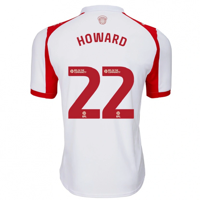 Danxen Kid Bethany-May Howard #22 White Red Home Jersey 2025/26 T-Shirt