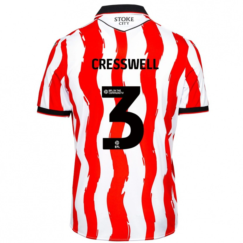 Danxen Kid Aaron Cresswell #3 White Red Home Jersey 2025/26 T-Shirt
