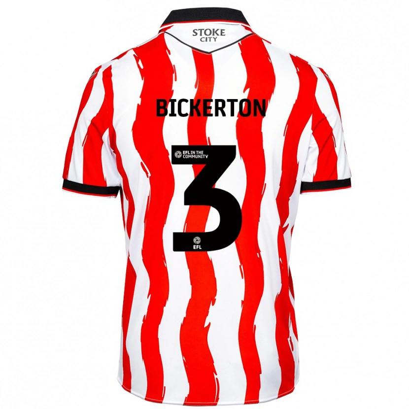 Danxen Kid Josh Bickerton #3 White Red Home Jersey 2025/26 T-Shirt