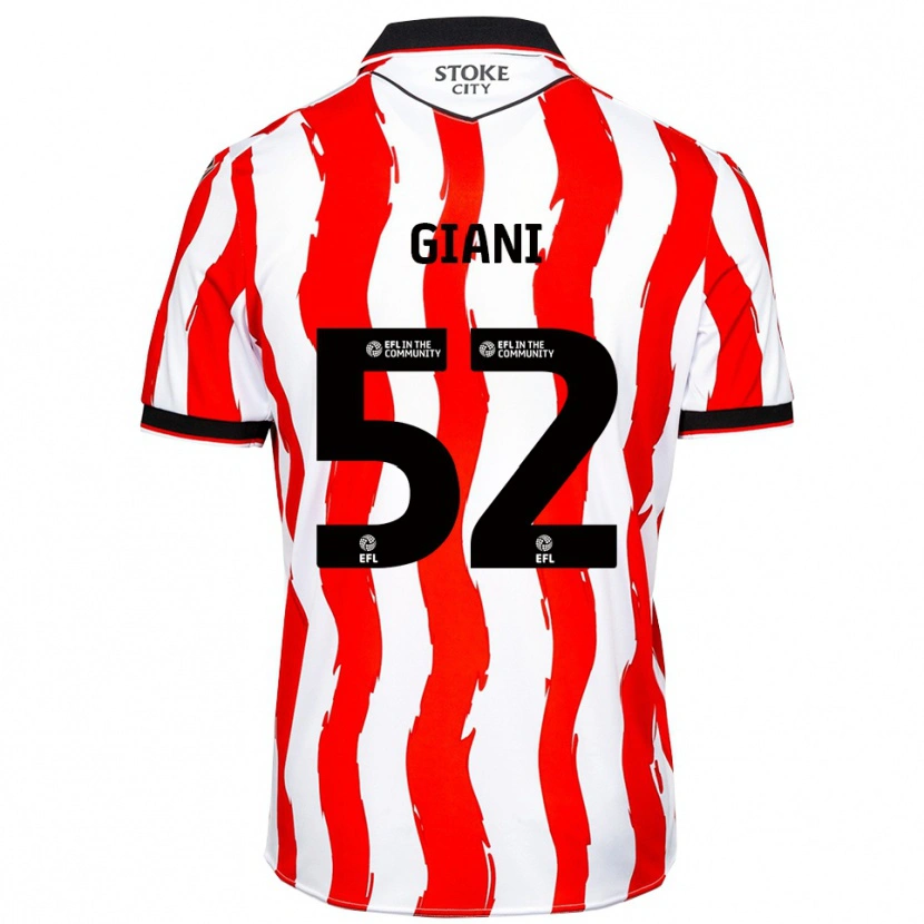 Danxen Kid Laurence Giani #52 White Red Home Jersey 2025/26 T-Shirt